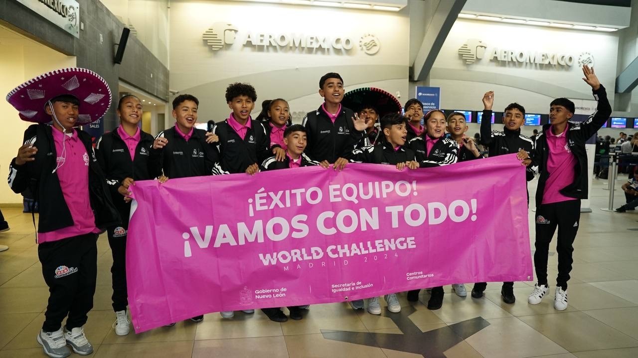 Jóvenes de Nuevo León compiten en Desafío Mundial 2024 de la Fundación Real Madrid