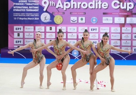 Gimnastas yucatecas ganan medalla de oro en Copa Afrodita 2024 en Grecia