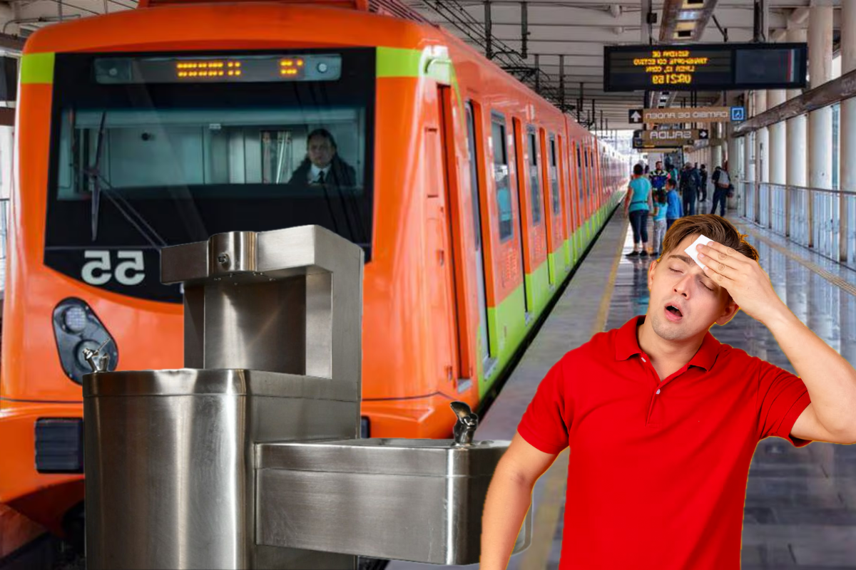 ¡Mucho calor!, conoce los servicios gratis que ofrece el Metro de la CDMX. Foto: Especial