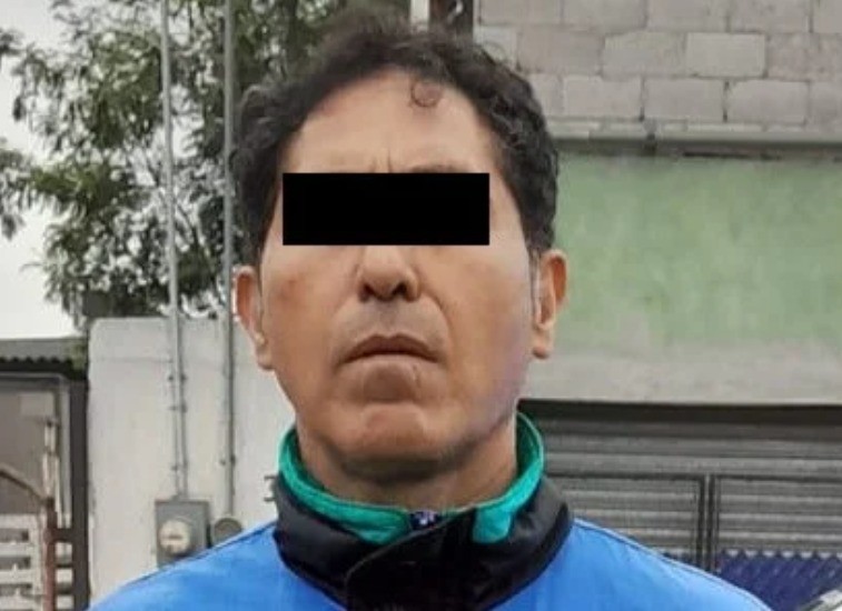 Felipe de Jesús R. fue trasladado a las instalaciones de la Policía de Monterrey y quedó a disposición del Ministerio Público. Foto: Policía de Monterrey.