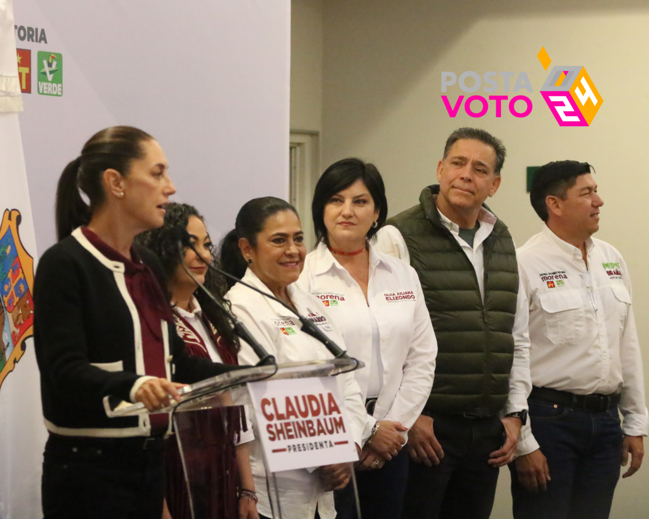 Claudia Sheinbaum asegura que en Tamaulipas se llevarán hasta el tercer Senador