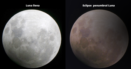 No te pierdas esta noche el Eclipse Lunar Prenumbral