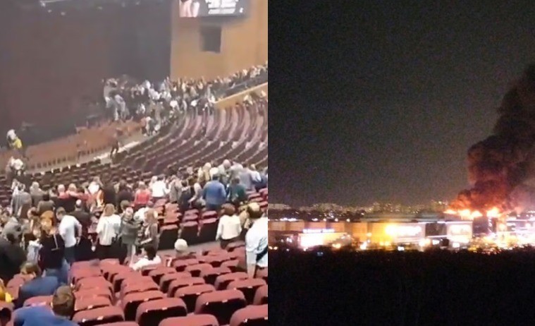 Reportan tiroteo e incendio en una sala de conciertos de Moscú (VIDEO)