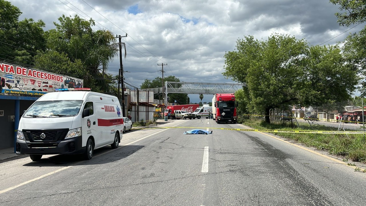 Muere persona atropellada este sábado en Carretera Nacional. Fotos: Cortesía