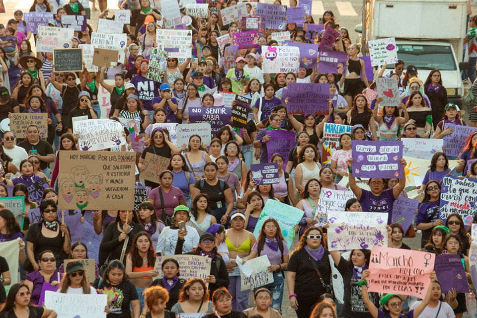 Así  se vivió en Valladolid la Marcha del 8M en el Día Internacional de la Mujer
