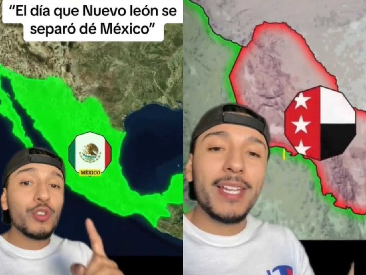 El usuario Osmarus recordó el intento de hacer a Nuevo León un país independiente. Foto: TikTok 0smarus.