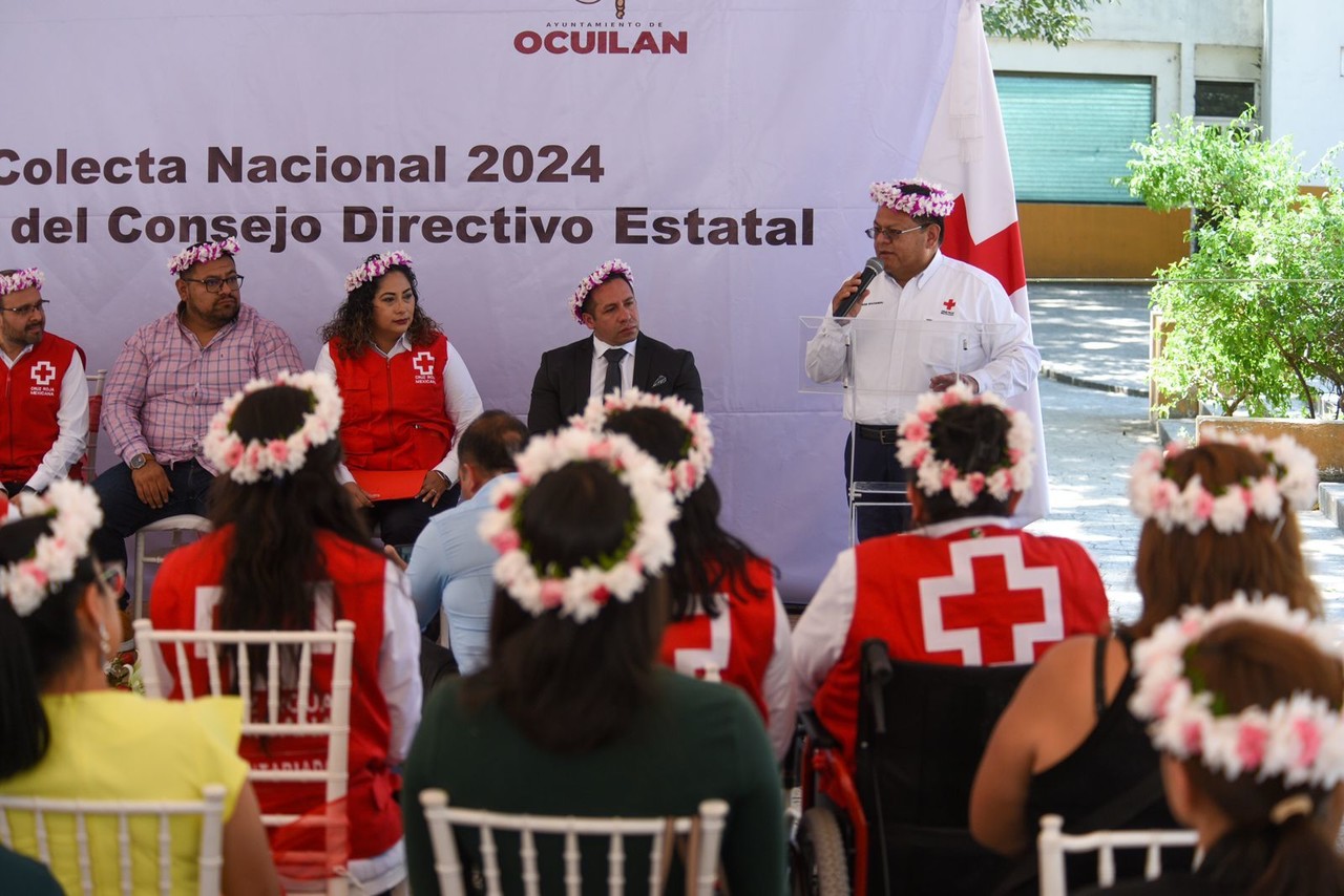 Arranca Colecta Anual de la Cruz Roja Mexicana en Ocuilan