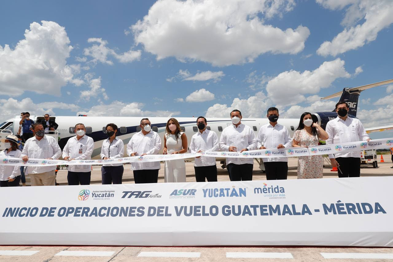 Vuelo entre Guatemala y Mérida es un éxito