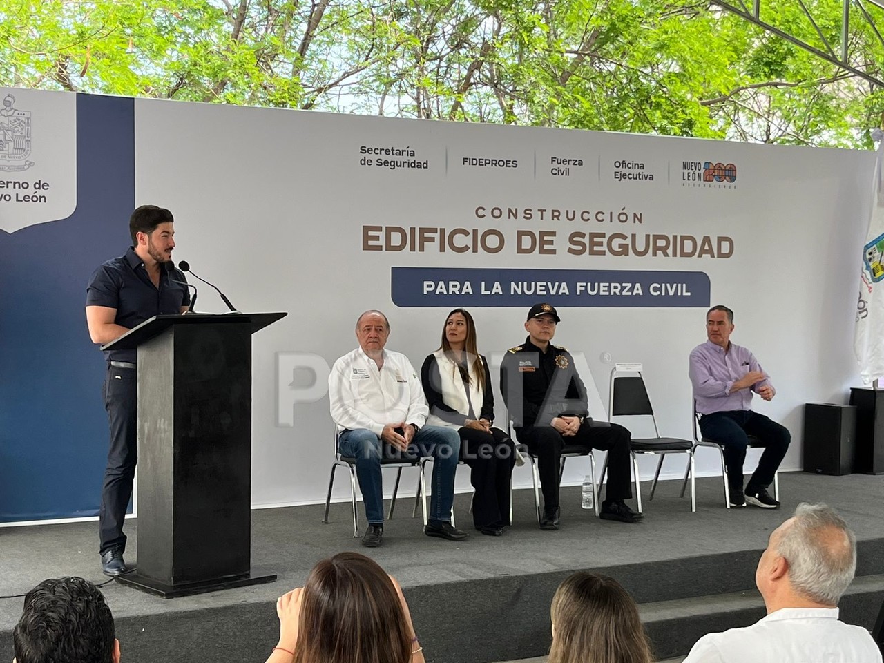 Inicia Nuevo León construcción de nuevo edifico de Fuerza Civil en Monterrey