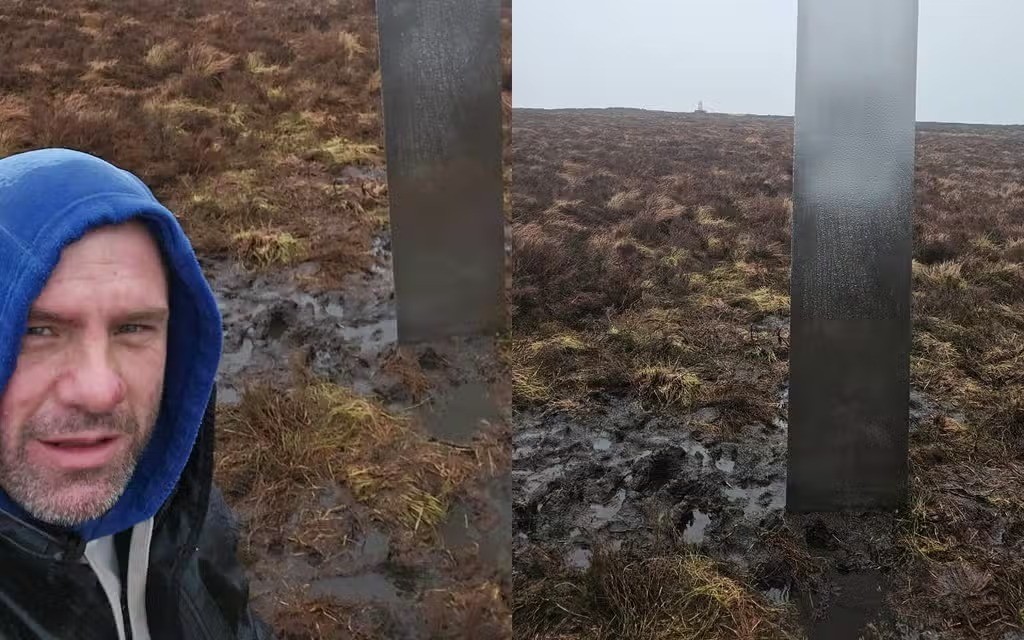 Encuentra excursionista monolito gigante en Gales