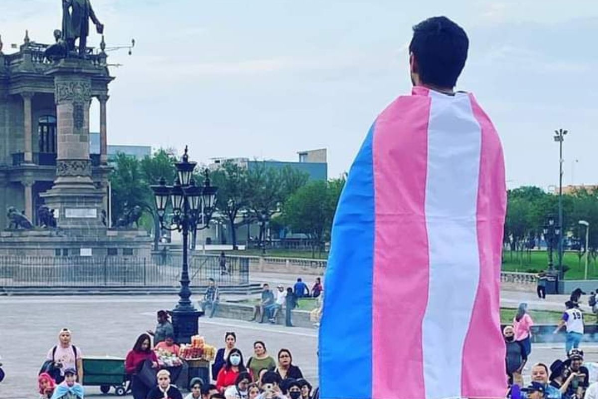 Esta es la cuarta ocasión que la comunidad trans realiza esta marcha. Foto: Facebook Marcha Trans y No Binaria Monterrey