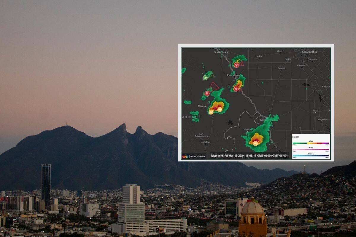 Emite el Servicio Meteorológico Nacional (SMN) alerta de tornado para los estados de Coahuila, Nuevo León y Tamaulipas. Foto: Especial