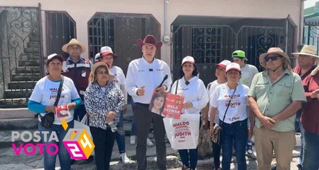 Destacan Waldo Fernández y Judith Díaz el respaldo de la gente en San Nicolás