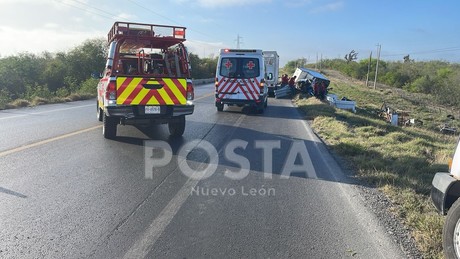 Queda hombre herido de gravedad tras choque en Linares