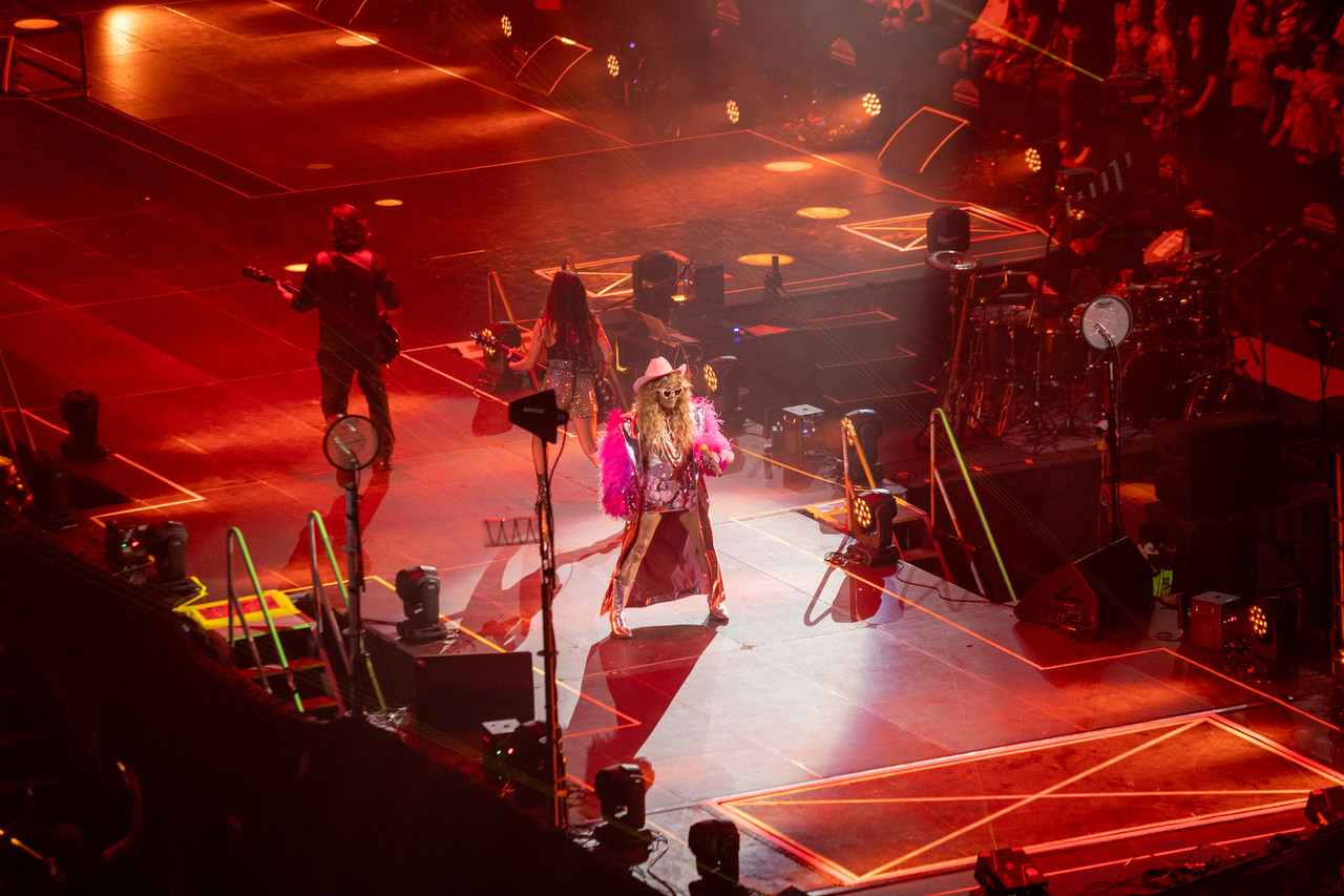 Paulina Rubio hizo su debut en la Arena Monterrey como parte del 90's Pop Tour. Fotos. Cortesía Zignia Live