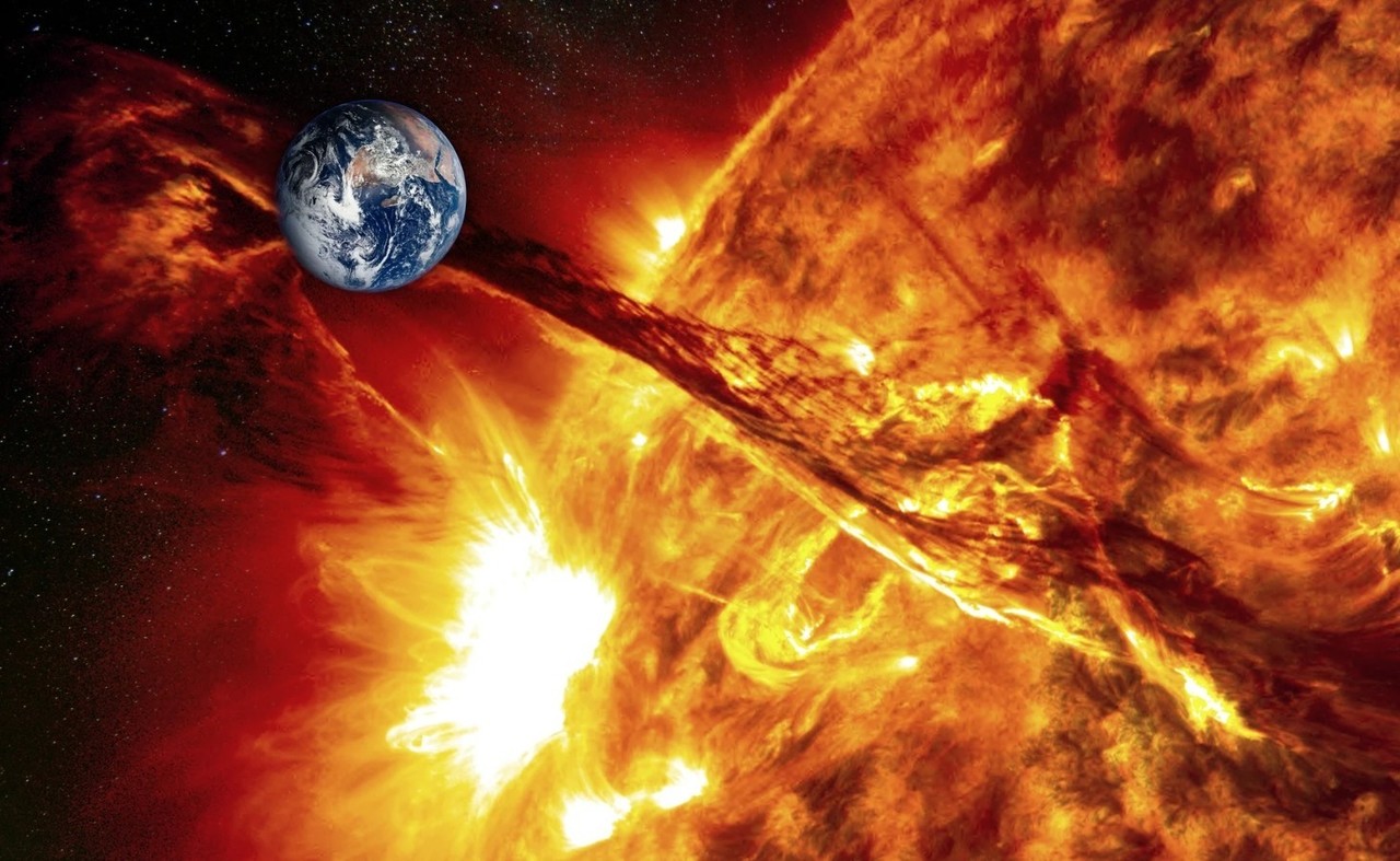Este fenómeno se produce como resultado de una eyección de masa coronal procedente del Sol. Foto: NASA.