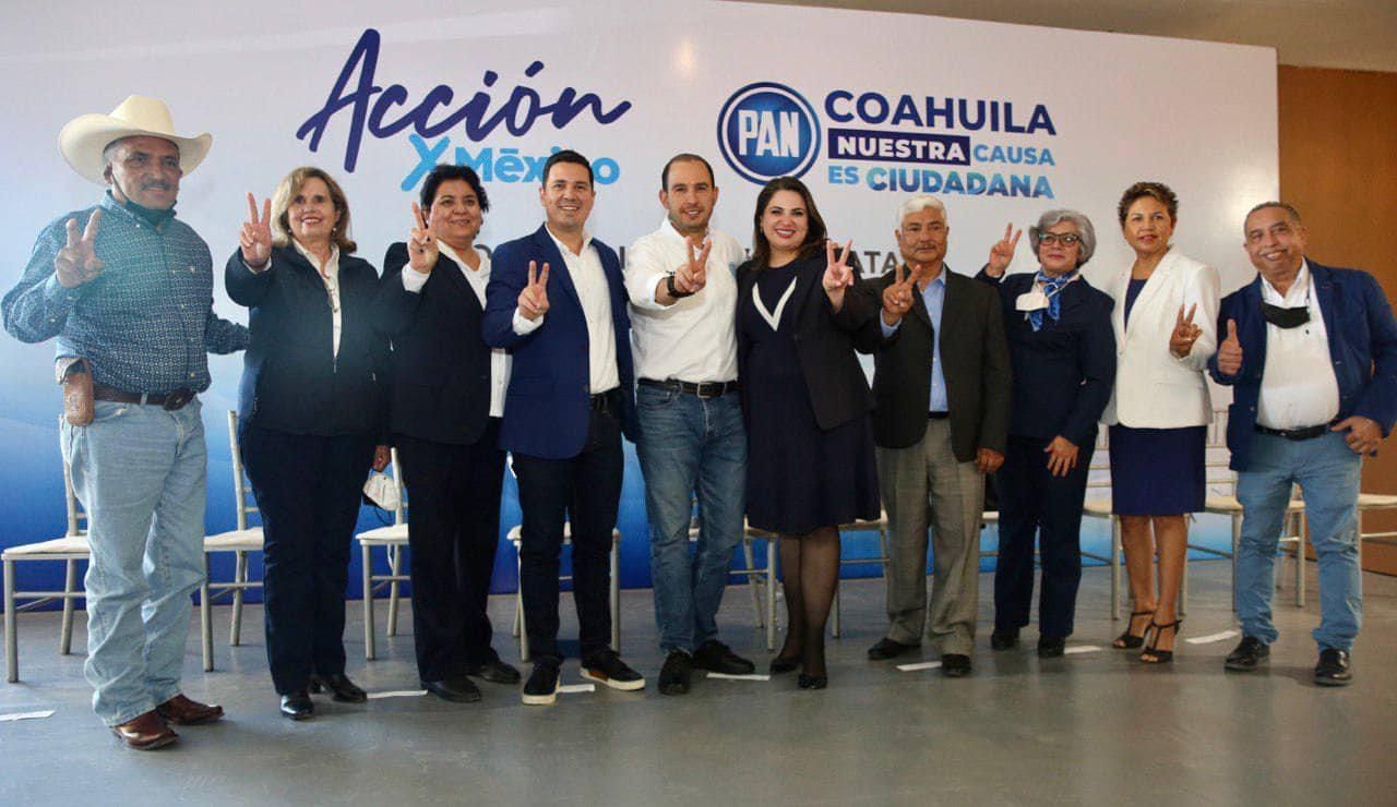 Candidatos del PAN en Coahuila. Foto del PAN Coahuila.