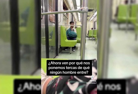 Hombre sube a vagón exclusivo de mujeres del Metro y se toca (VIDEO)