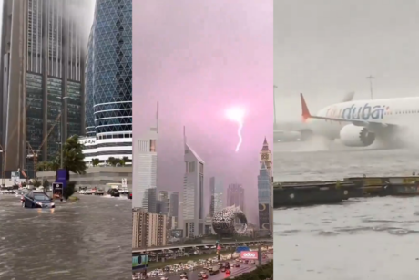 ¡Para no creerse! Dubai bajo el agua tras tormentas extremas