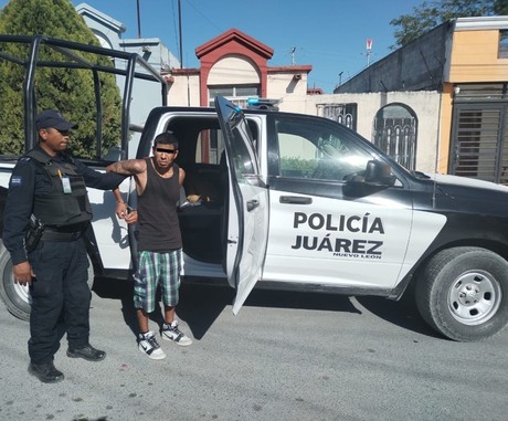 Aprehenden a hombre por amenazas en la colonia Colinas del Sol en Juárez