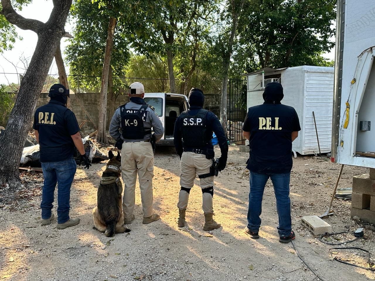 Operativo en Mérida, dió como resultado el aseguramiento de 360 kilogramos de cannabis y 35 de metanfetaminas. Foto: SSP Yucatán