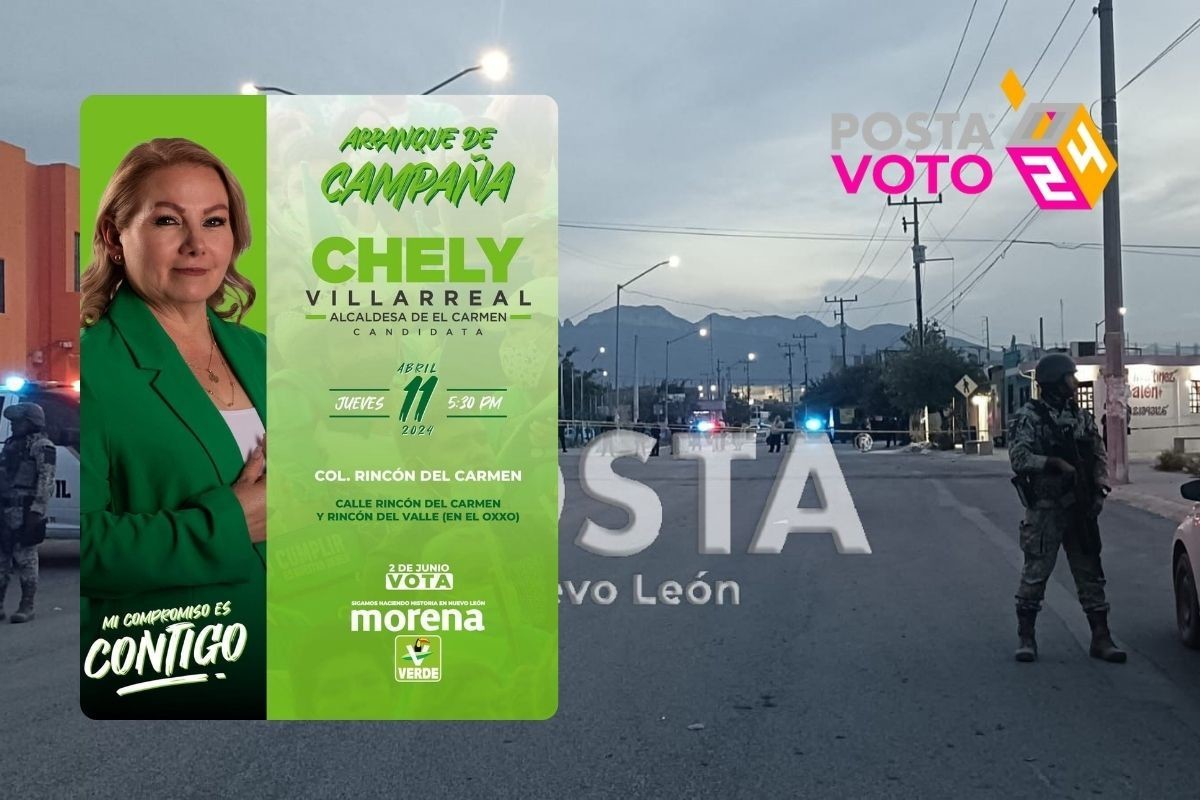 La candidata del Partido Verde resultó ilesa, luego que hombres armados atentaron contra su vida en El Carmen. Foto:Especial