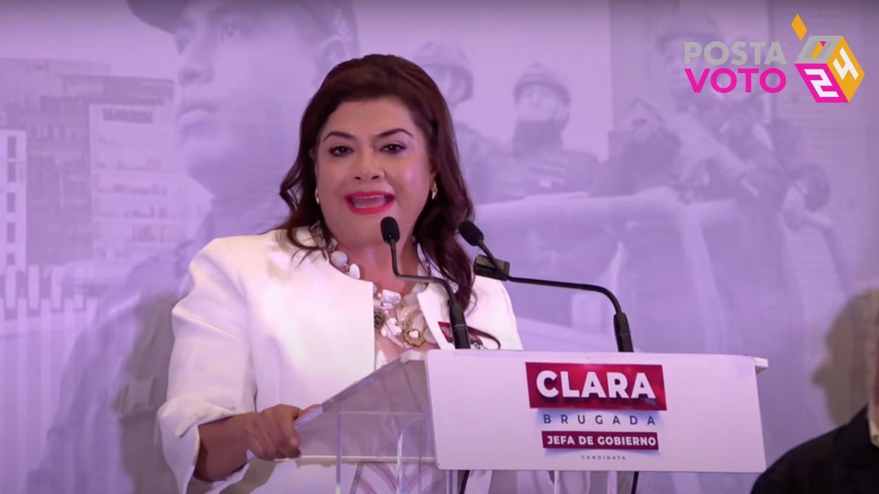 Clara Brugada, Candidata a la Jefatura de Gobierno de la CDMX. Foto: SS @ClaraBrugadaM