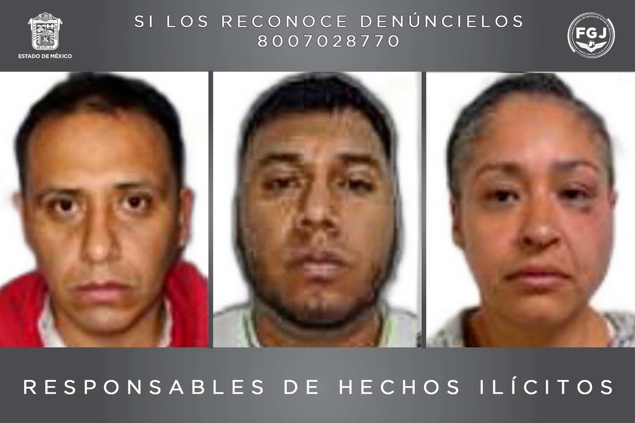 Generadores de violencia, pertenecientes a célula criminal de Jalisco. Imagen: FGJEM