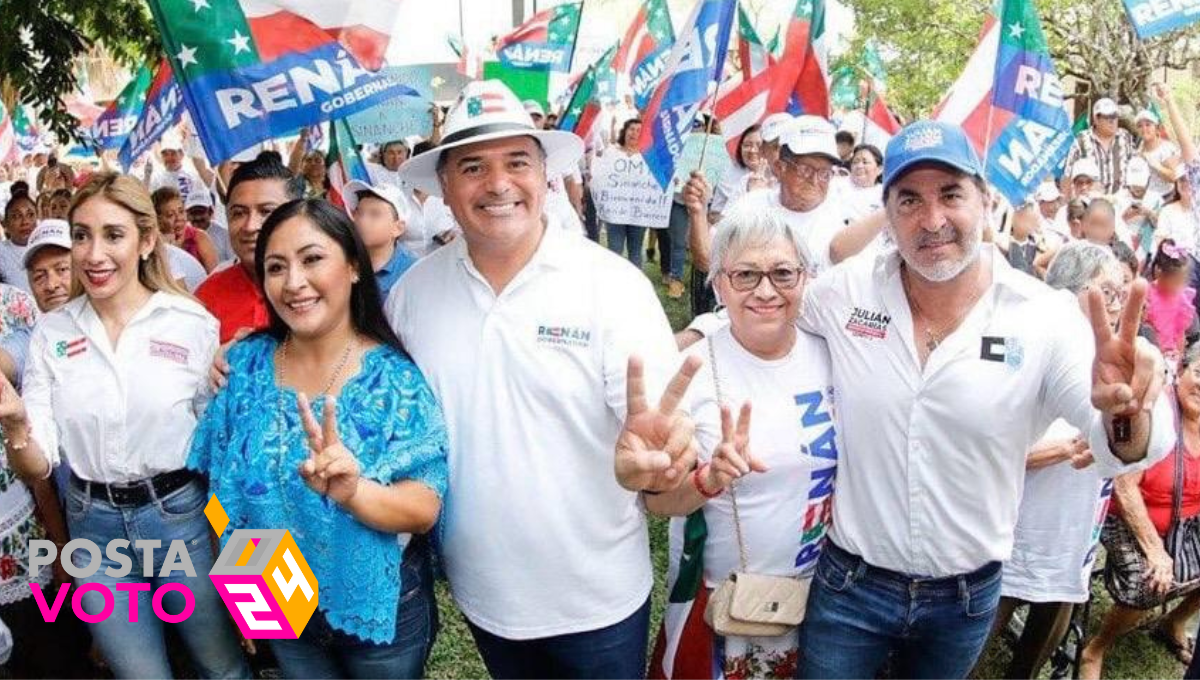 Renán Barrera lleva 35 días de campaña por Yucatán Fotos: Cortesía