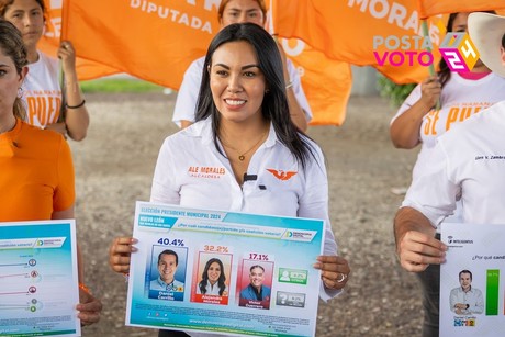 Contienda electoral de San Nicolás está pareja; asegura Alejandra Morales