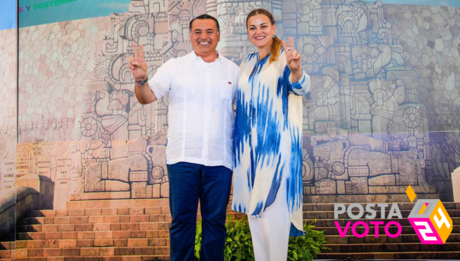 Cecilia Patrón y Renán Barrera firman la 'Agenda 2050' en Mérida