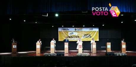 Participan en debate aspirantes a la alcaldía de Santiago