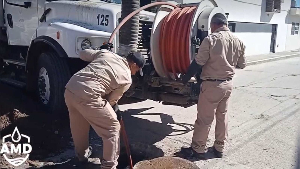 Avisan del mantenimiento en el pozo Cumbres, lo que provocará baja presión de agua en algunas zonas de la ciudad. Foto: Facebook/ Aguas del Municipio de Durango.