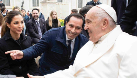 Mauricio Vila comparte encuentro con el Papa Francisco en el Vaticano