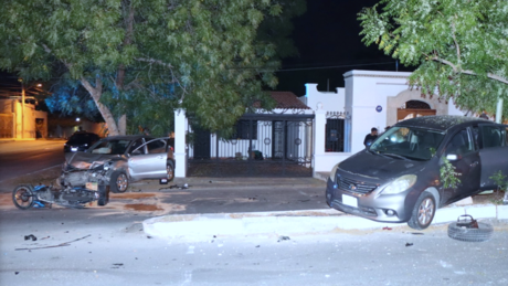 Choque en San Pedro Cholul deja varios heridos y costosos daños materiales