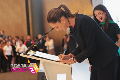 Claudia Sheinbaum firma Pacto por la Primera Infancia en México