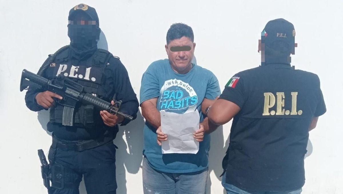 El detenido fue puesto a disposición de un juez Foto: SSP Yucatán