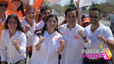 Vida Gómez y jóvenes candidatos naranjas promueven un mejor futuro para Yucatán