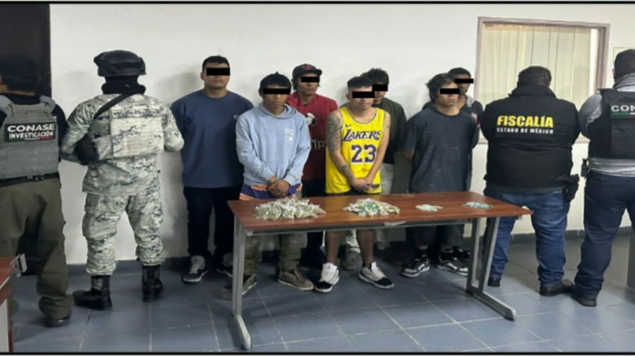 Los detenidos fueron ingresados a diferentes centros penitenciarios de Edomex. Foto: SSPC