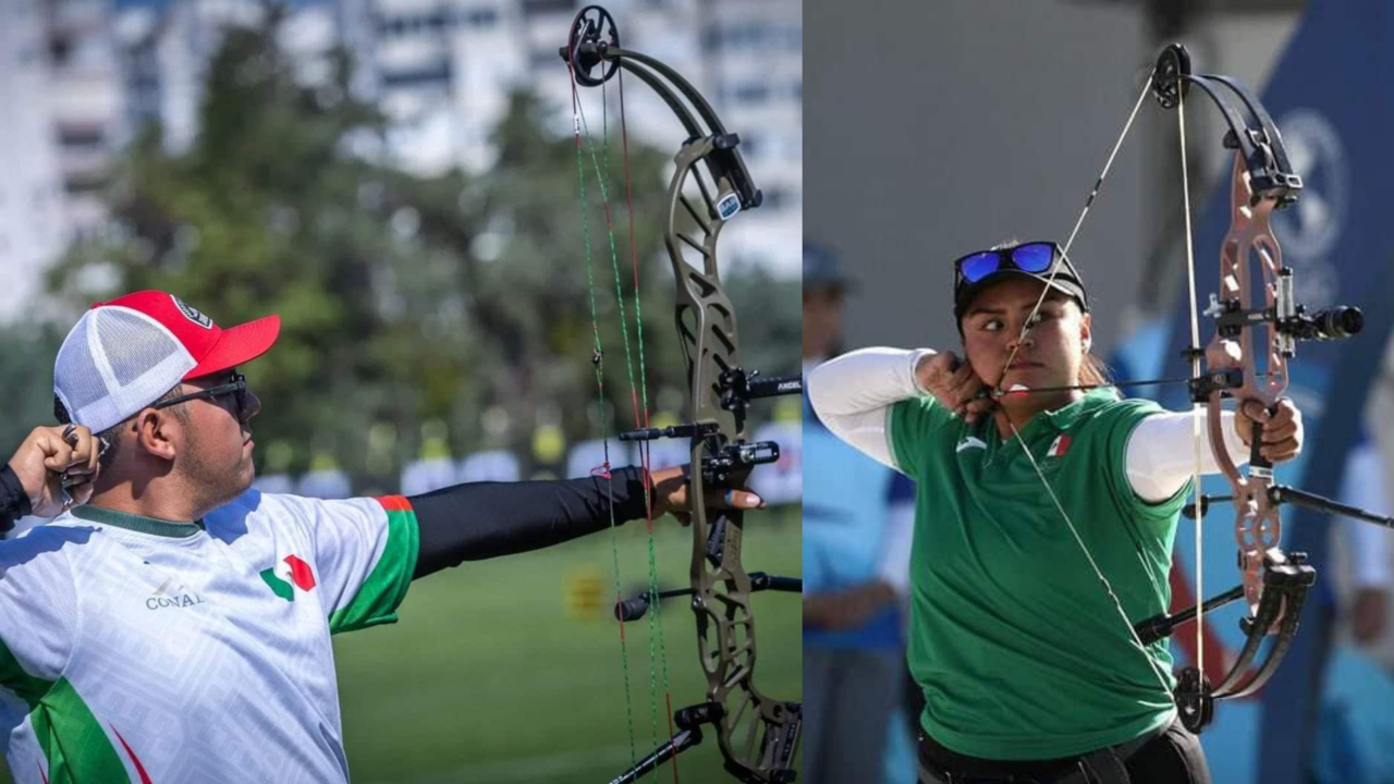 Dafne Quintero y Sebastián García son los talentosos arqueros coahuilenses que aseguraron su pase a los Juegos Mundiales Chengdú 2025 / Foto: Instituto Estatal del Deporte de Coahuila