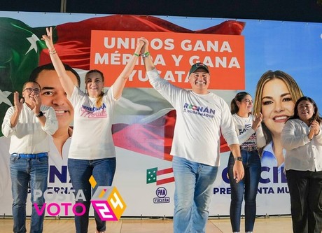 Cecilia Patrón y Renán Barrera unen fuerzas para transformar Mérida.