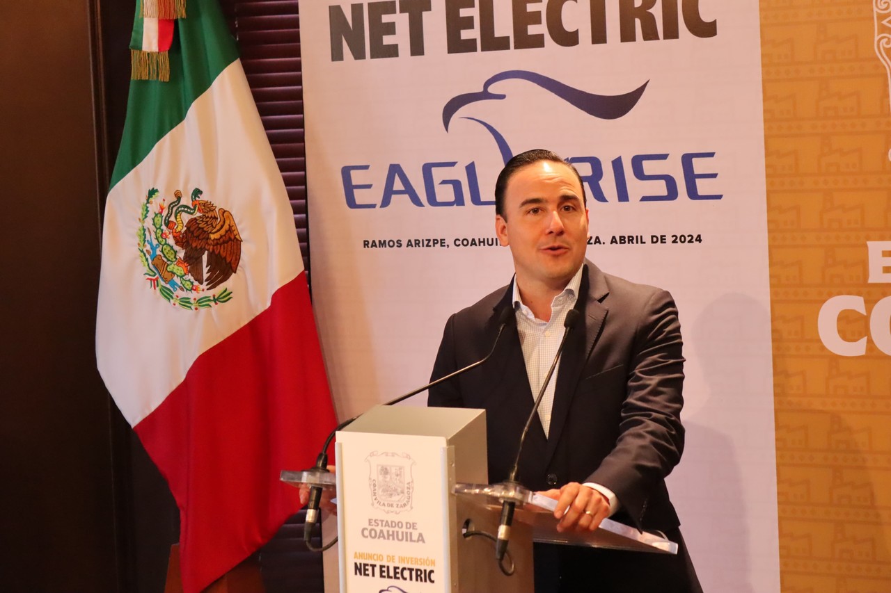 El gobernador Manolo Jiménez estuvo en el anuncio de la inversión. (Fotografía: Édgar Romero)