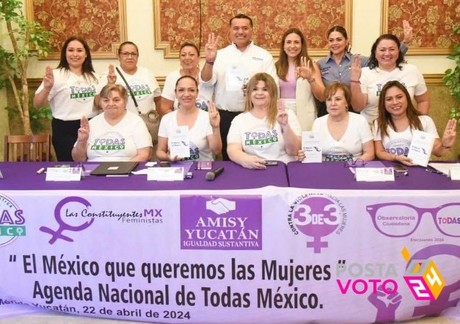 Renán Barrera y Cecilia Patrón anuncian Universidad de la Mujer en Yucatán