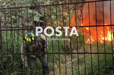 Incendio afecta casa y baldío en Guadalupe