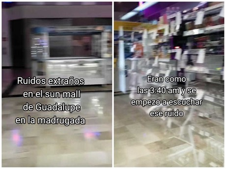 >Graban sonidos extraños dentro del Sun Mall de Guadalupe (VIDEO)