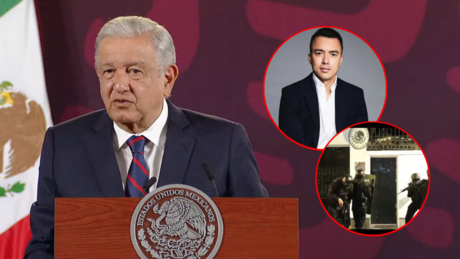 AMLO rechaza tacos y ceviche del Presidente de Ecuador
