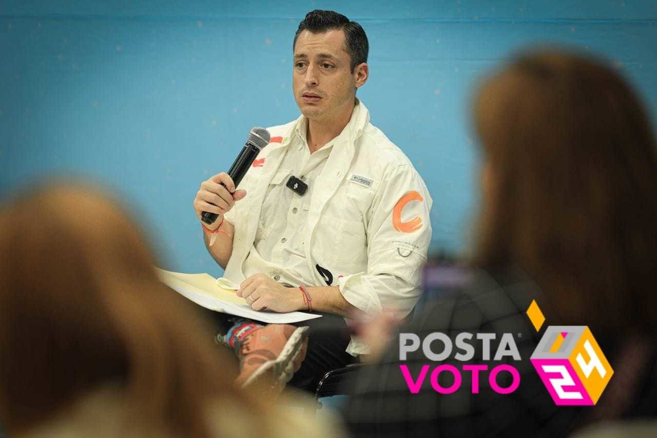 Candidato al Senado por Movimiento Ciudadano, Luis Donaldo Colosio. Foto: Armando Galicia.