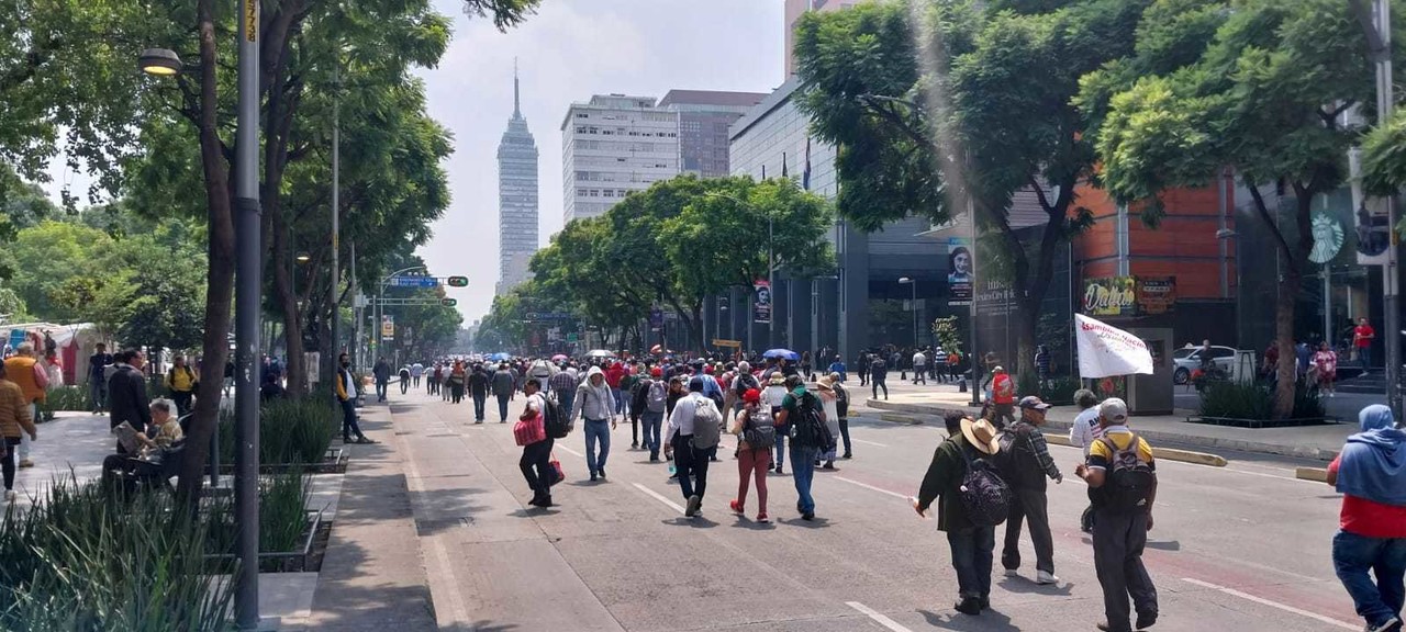 Conoce la hora y ruta de la marcha ce trabajadores de la CNTE. Foto: @ANUEE_MX