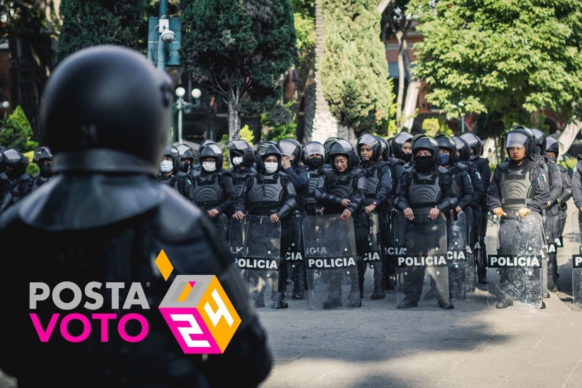 El candidato buscará que la policía de Guadalupe cuente con sentido humano. Foto: Coalición Fuerza y Corazón X Nuevo León