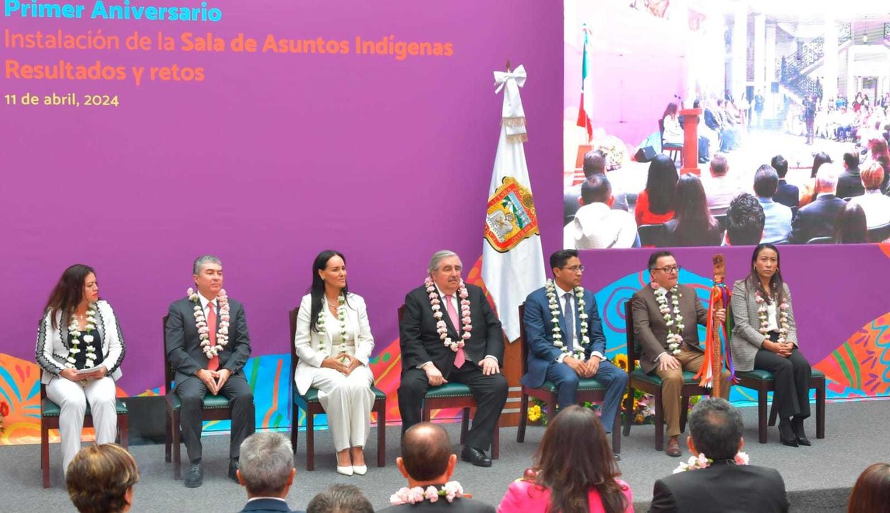 Sala de Asuntos Indígenas del PJEM celebra su primer aniversario. Foto: LegislativoEdomex
